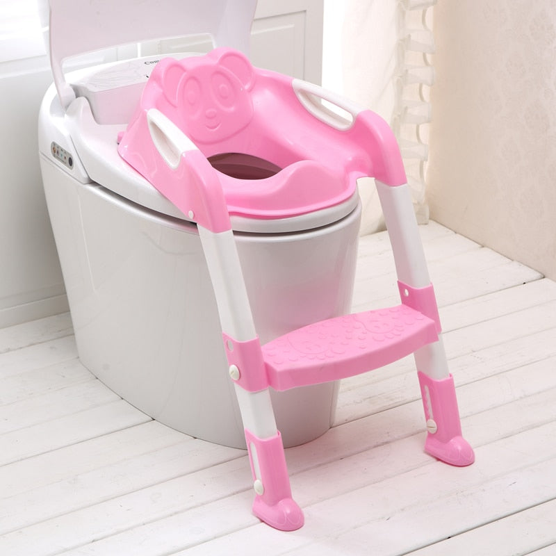 Assento para Banheiro com Escadinha e apoio para as Mãos